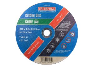 Faithfull Stone Cutting Disc from WEBBS Builders Merchants