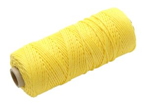 Faithfull Hi-Vis Nylon Brick Line 100M - Yellow from WEBBS Builders Merchants