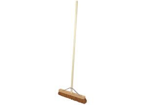 Faithfull Soft Coco Broom 450mm with Handle & Stay from WEBBS Builders Merchants