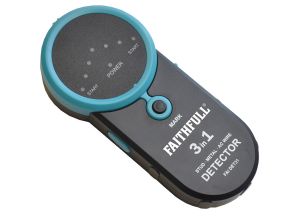 Faithfull 3-in-1 Detector Stud, Metal and Live Wire from WEBBS Builders Merchants