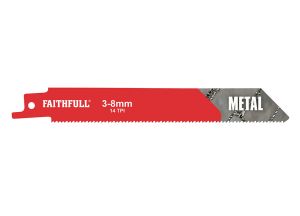 Faithfull Sabre Saw Blades (5) Metal 14tpi 150mm from WEBBS Builders Merchants