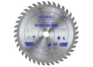 Faithfull TCT Circular Saw Blades 180mm from WEBBS Builders Merchants