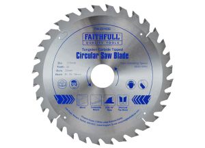 Faithfull TCT Circular Saw Blades 210mm from WEBBS Builders Merchants
