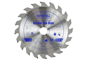 Faithfull TCT Circular Saw Blades 230mm from WEBBS Builders Merchants