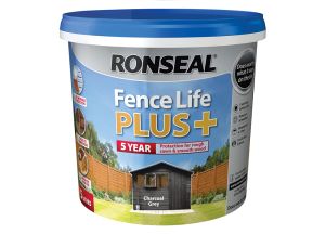 Fence Life Plus Charcoal Grey 5ltr from WEBBS Builders Merchants